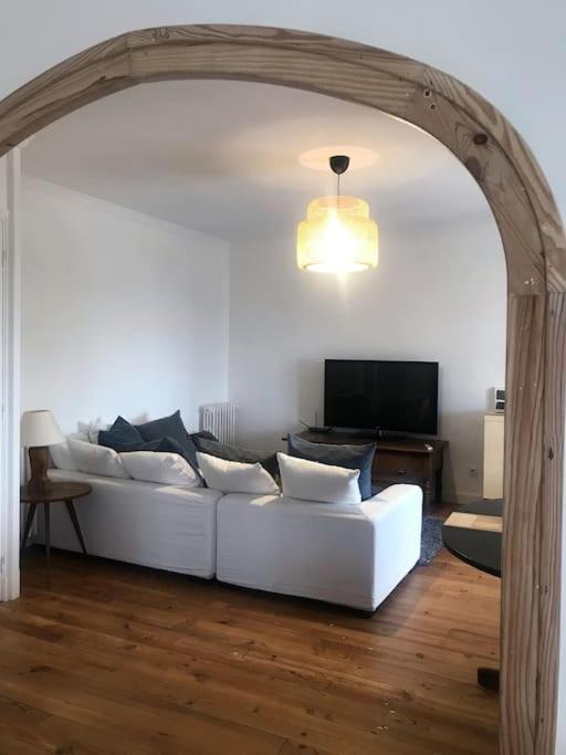 Bel Appartement Avec Vue Hendaye Bagian luar foto